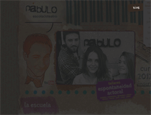 Tablet Screenshot of escoladeteatropabulo.com